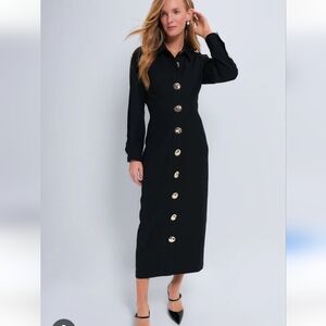 Tuckernuck Black Long Sleeve Dress